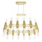 Cwi Lighting Croissant 28 Light Chandelier With Satin Gold Finish 1269P39-28-602-O - alternate 2